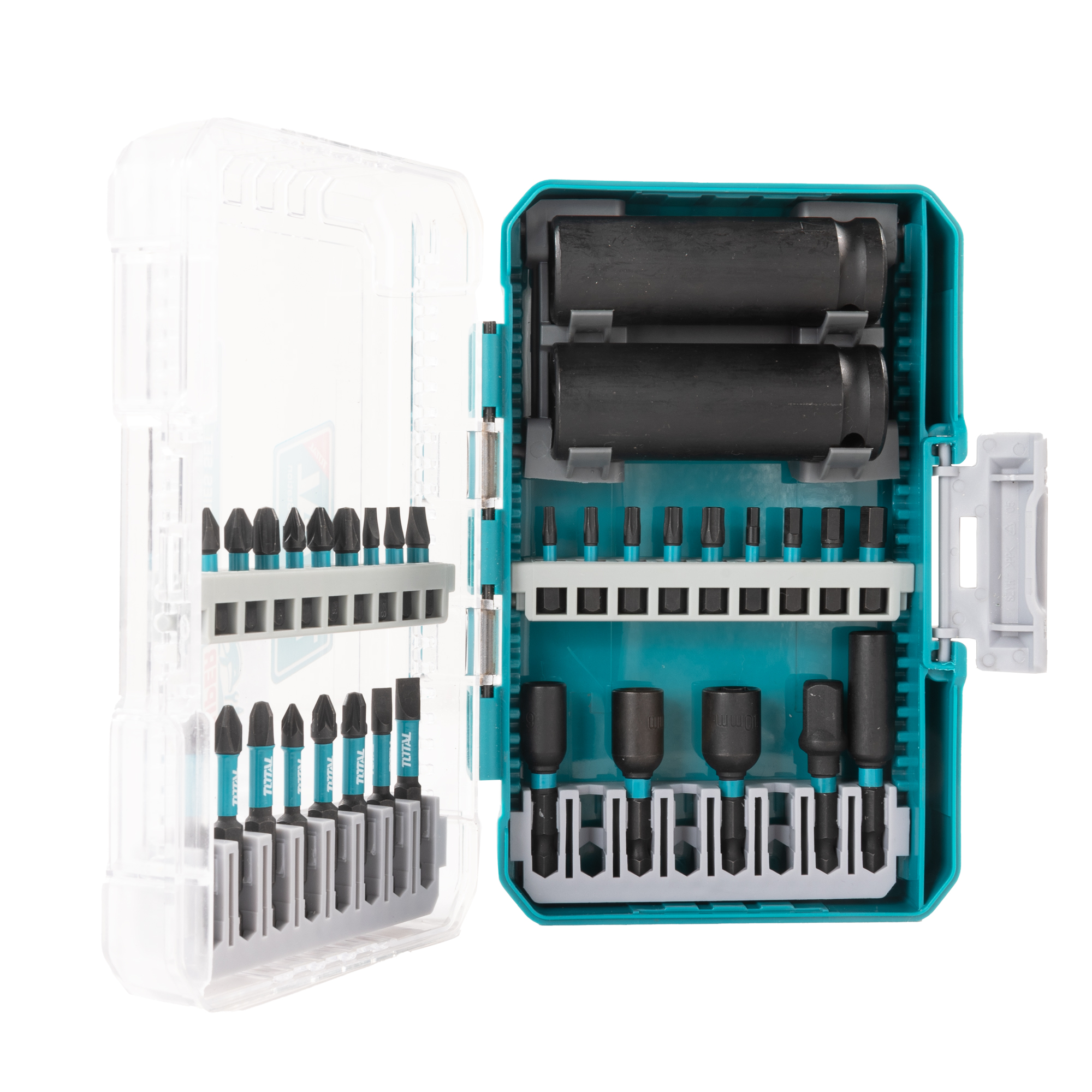 Box of 33 impact bits + bit holder TACSDL63306