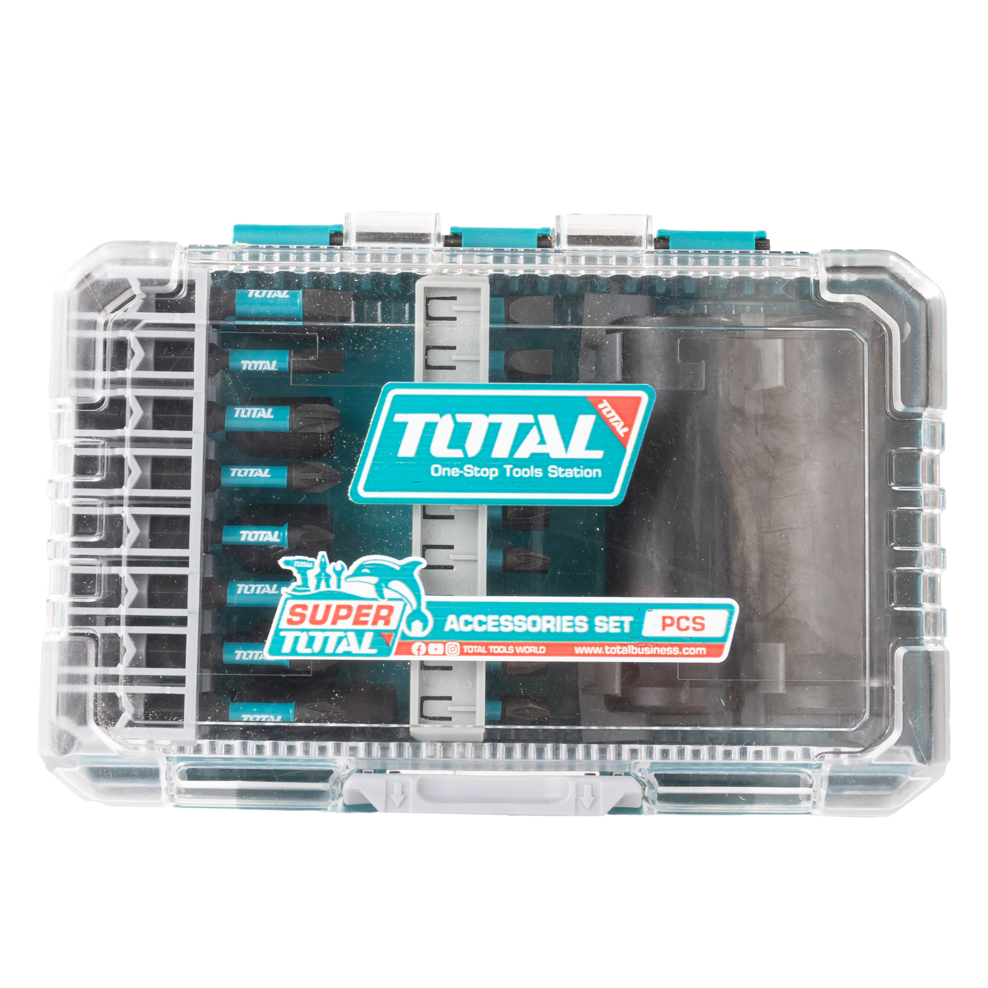 Box of 33 impact bits + bit holder TACSDL63306
