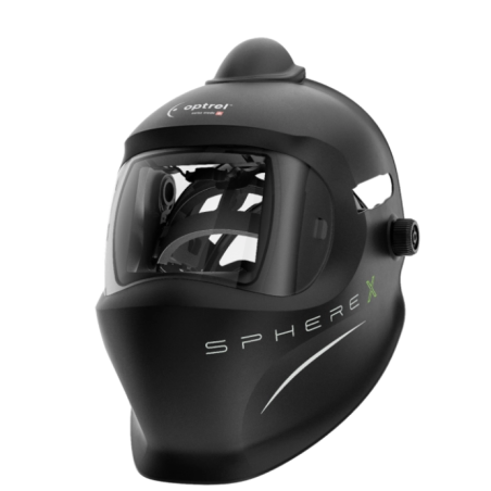 PAPR shell (e3000X) sphereX pure air - black