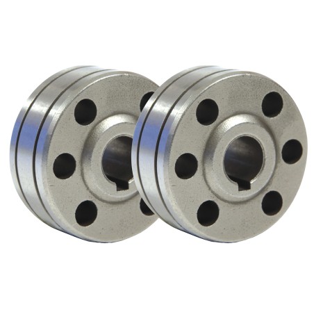 2 Feed rollers for aluminum wire Ø 0.8 - 1 mm MIG welding GYS machine
