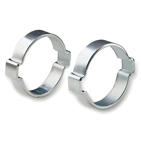 2 ear clamps for hose Ø outer 11/13 mm