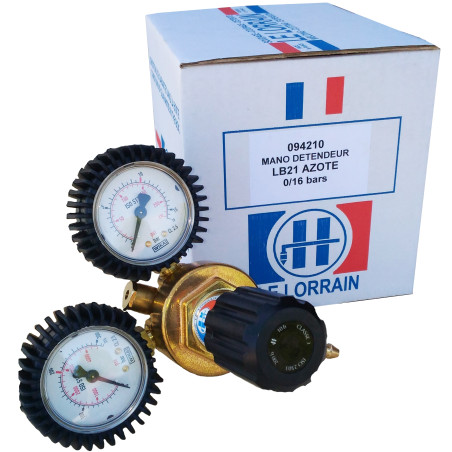 Dual-gauge regulator for Nitrogen gas