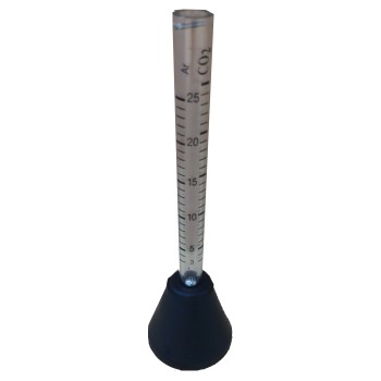 Flow meter for MIG-MAG semi-automatic welder torch
