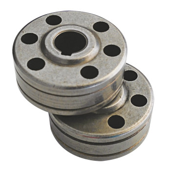 2 Aluminum wire drive rolls for DECA JOB 522 and 523 LAB