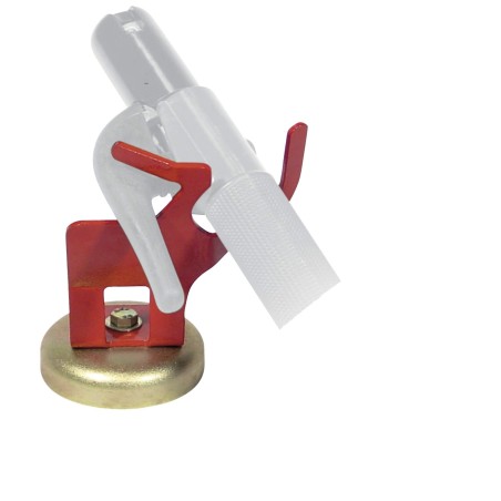 Magnetic support for electrode holder