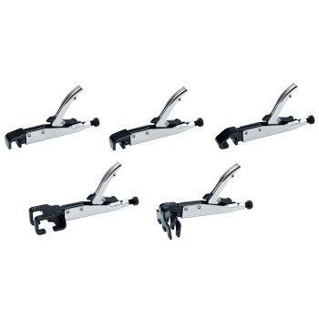 5 welding clamps for automotive bodywork