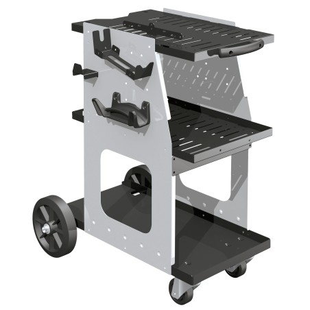 Trolley for MIG welder + gas cylinder up to 4 m3
