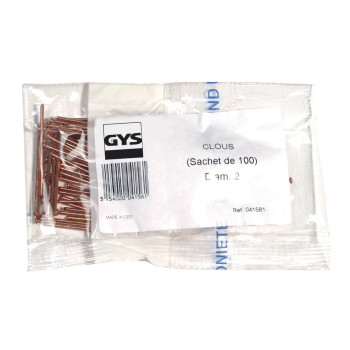Bags of 200 Ø 2mm nails for stud welding nozzle