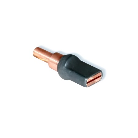 Electrode for notched plug
