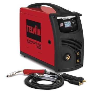 Semi-automatic multi-process MIG MAG welding machine TELWIN TECHNOMIG 260 DUAL Synergic
