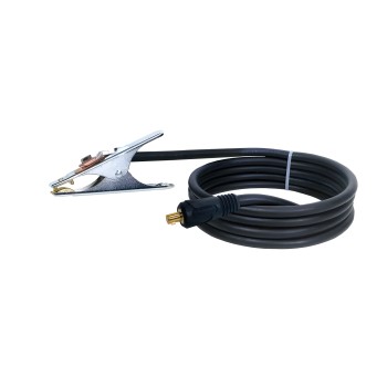 Earth clamp 250 A + 25mm² cable - 9 mm connector