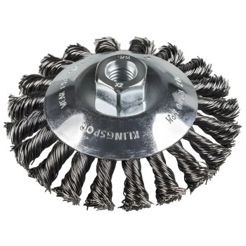 KLINGSPOR - Conical brush twisted wire Ø 115 mm BK 600Z
