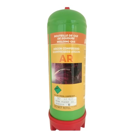 Disposable ARGON gas cylinder 2.2 Litres