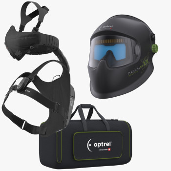 Pack SWISS AIR + Quatro black welding helmet