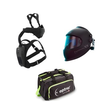 SWISS AIR pack + Panoramax clt black helmet