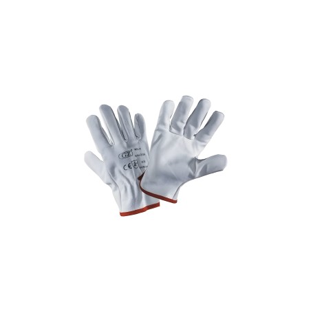 Split leather and grain leather handling gloves