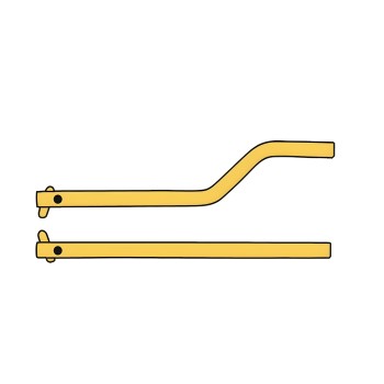2 straight arms 120 mm + 2 inclined electrodes Ø 12 mm Modular 230 and 400 Telwin