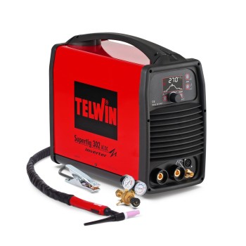 TELWIN - Supertig 302 AC/DC | TIG welding machine with accessories