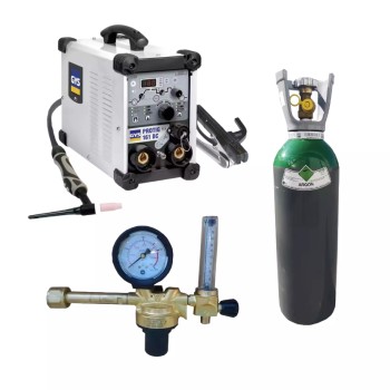 PACK: GYS PROTIG 161 DCHF TIG welder + 4m torch + Flowmeter + Gas