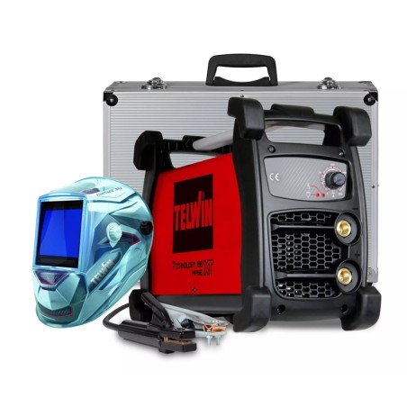 PACK: Telwin MMA 186 XT MPGE welding machine + Welding helmet + gloves + Apron