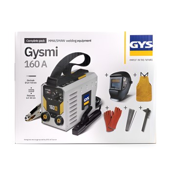 PACK GYSMI 160 P with helmet, gloves, apron and accessories