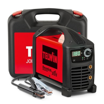 TELWIN - MMA Inverter Welding Machine Tecnica 211/S digital adjustment