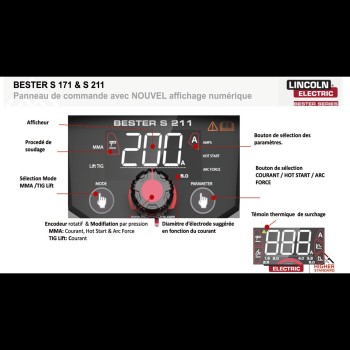 LINCOLN - B18268-1 Inverter welding machine Bester S211