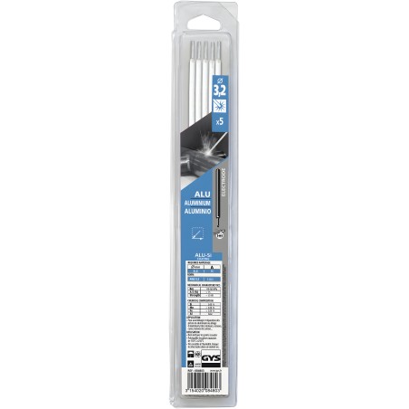 Aluminium Electrodes Diam. 3.2mm (Blister pack of 5 pieces)