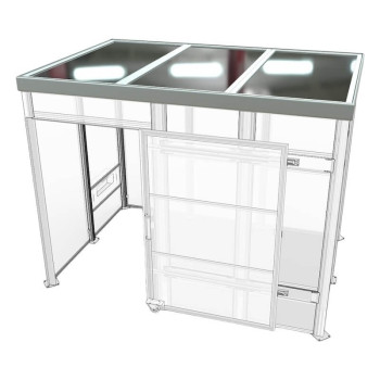 Roof module for 3x3m laser enclosure