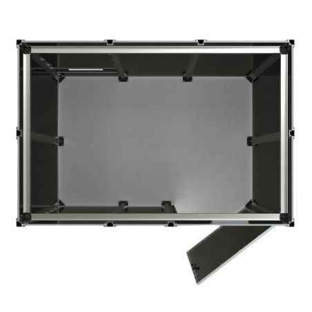 Class 4 laser welding booth - 3x2m with hinged door