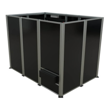 Class 4 laser welding booth - 3x3m with sliding door