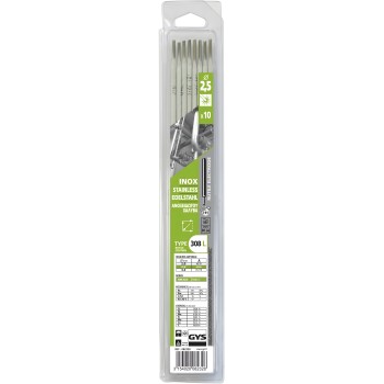Pack of 10 STAINLESS 308L electrodes Ø 2.5 mm GYS