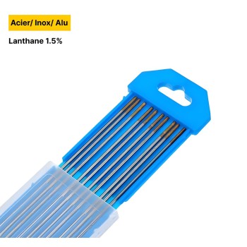 Tungsten Lanthanum 1.5% Electrodes (Gold) - Ø3.2x150 mm (x10)