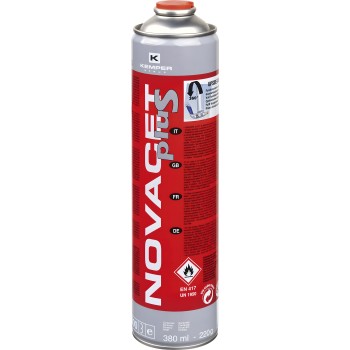 Novacet all-position gas cartridge - 380 ml