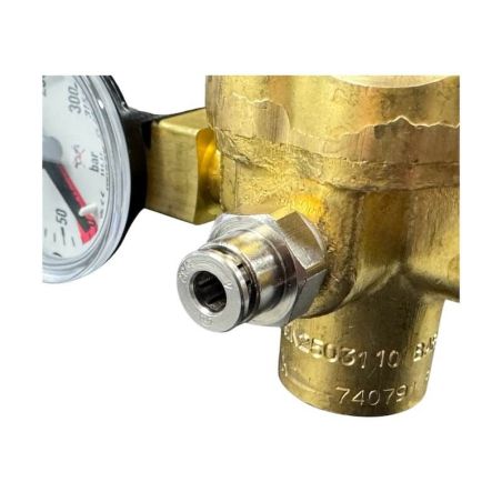 Flow meter for disposable neutral gas cylinder (Argon and Argon +CO²)