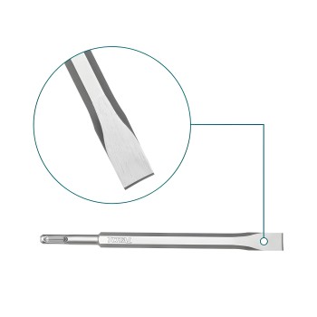 SDS PLUS chisel TAC15121411 | 250 x 20 mm | Chrome-molybdenum (Cr-Mo)