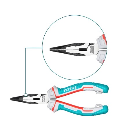 Reinforced flat-nose pliers  THT220S | 160 mm | Chrome-vanadium (Cr-V)