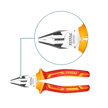 Universal insulated pliers  THTIP21 | 200 mm | Chrome-vanadium (Cr-V)