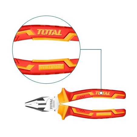 Universal insulated pliers  THTIP21 | 200 mm | Chrome-vanadium (Cr-V)