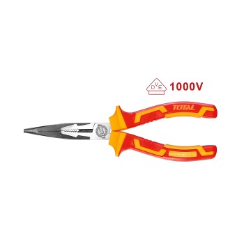 Insulated long flat-nose pliers  THTIP23 | 160 mm | Chrome-vanadium (Cr-V)