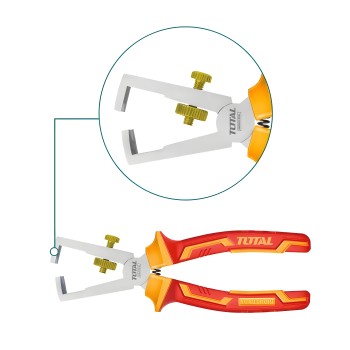 Insulated wire stripping pliers  THTIP2661 | 160 mm | Chrome-vanadium (Cr-V)