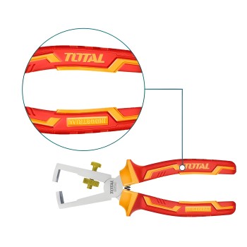 Insulated wire stripping pliers  THTIP2661 | 160 mm | Chrome-vanadium (Cr-V)