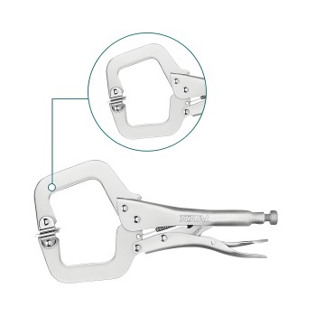 C-type jaw locking pliers THT111113 | 280 mm | Carbon steel
