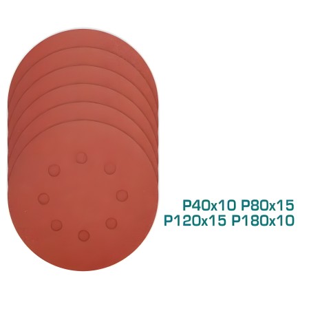 Set of 50 round abrasive sheets TAC7315011