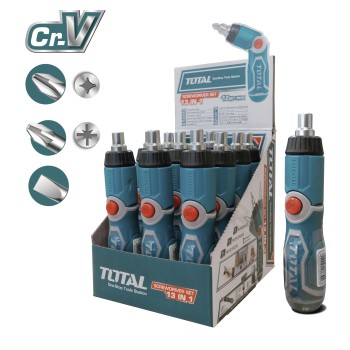 12-bit articulated screwdriver TACSD30136 | Chrome-vanadium (Cr-V)