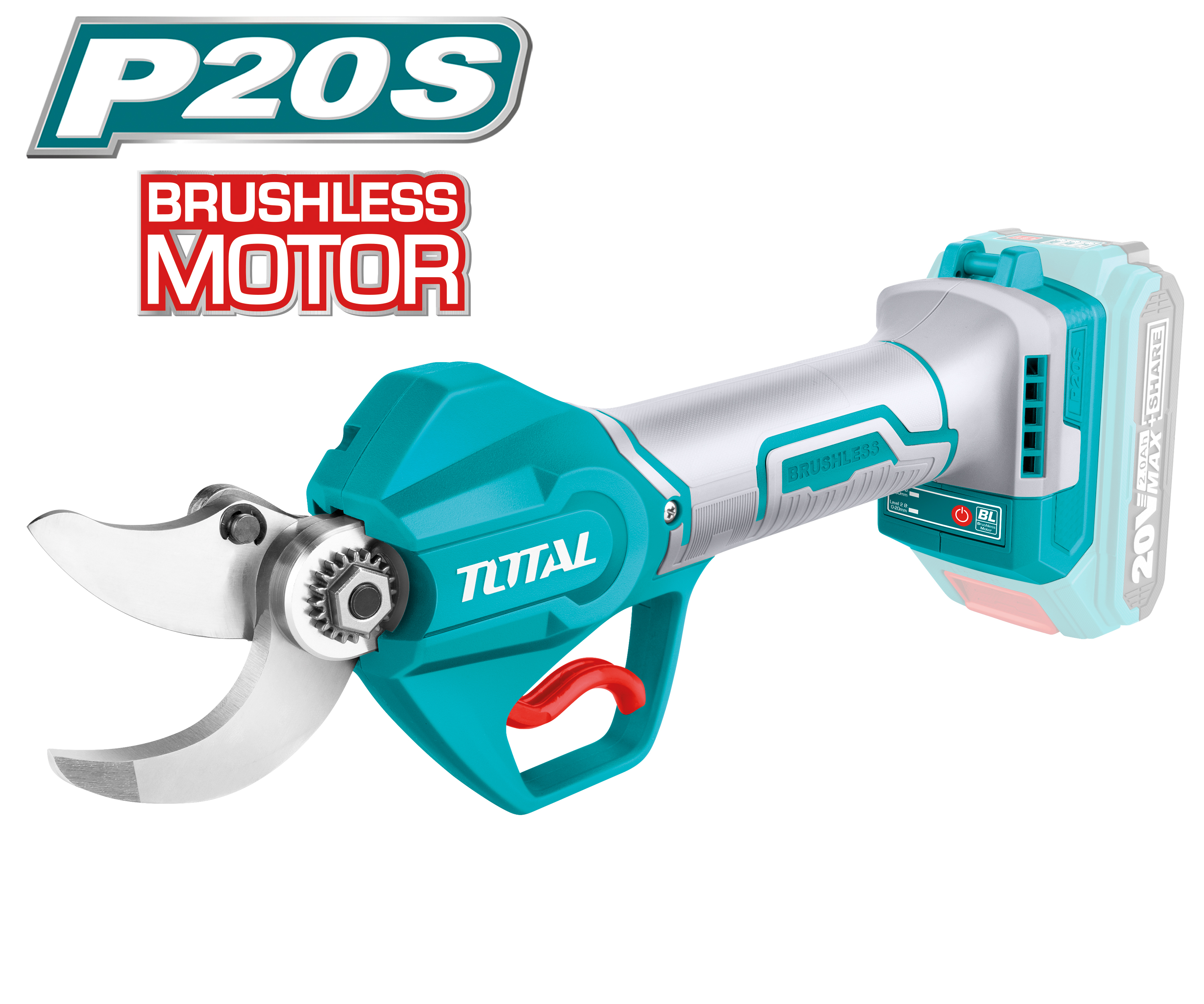 Brushless battery pruning shears TSSLI20308 | 20 V