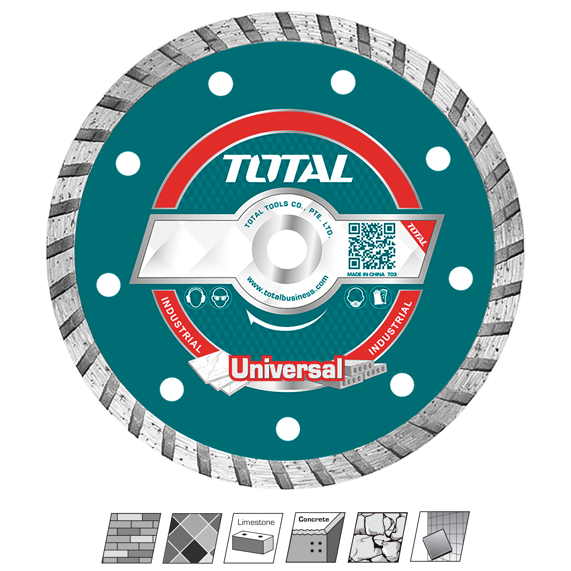 Diamond disc for stone TAC213-1 | Ø230 mm | Diamond