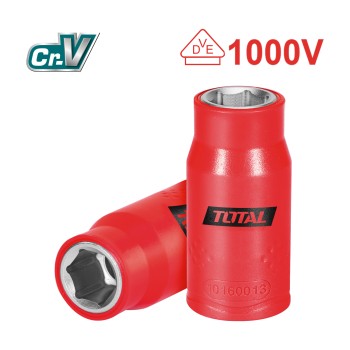 Insulated 1/2'' hexagonal socket THIHAST12 | 16 mm | Chrome-vanadium (Cr-V)