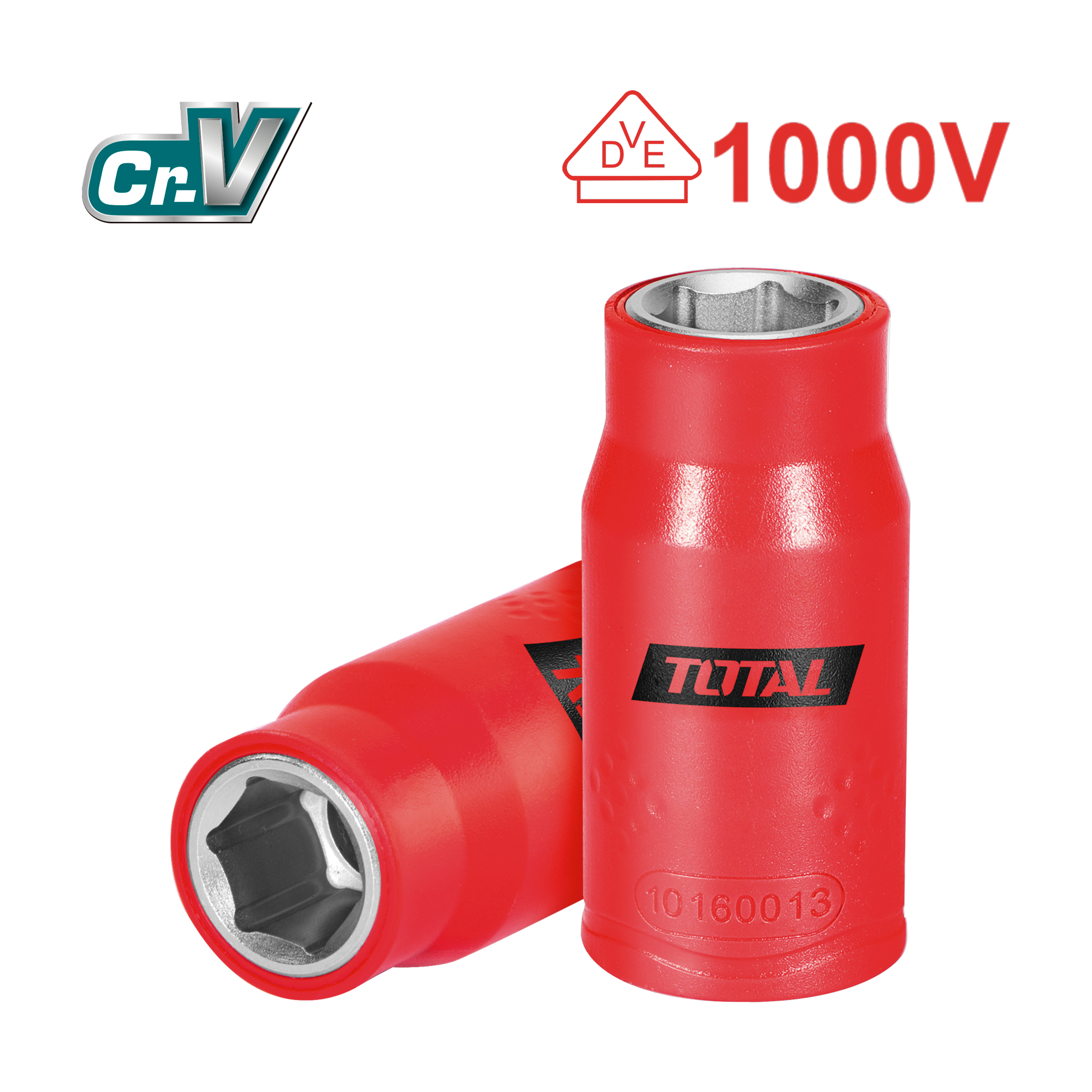 Insulated 1/2'' hexagonal socket THIHAST12 | 19 mm | Chrome-vanadium (Cr-V)