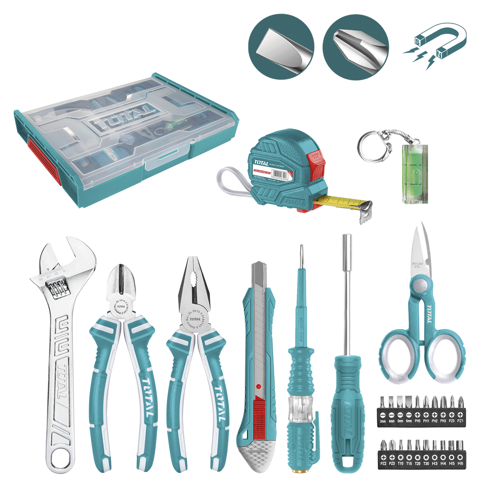 Box with 29 Tools  THKTV02H291 | 29 Pieces